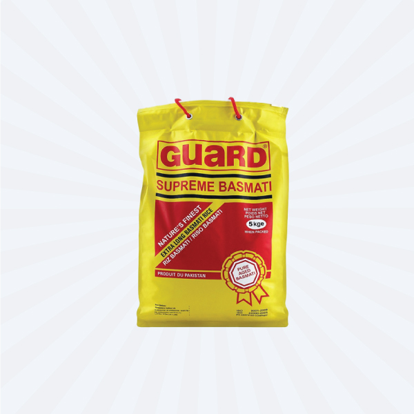 BASMATI RICE (GUARD YELLOW/GREEN PACK) 5KG