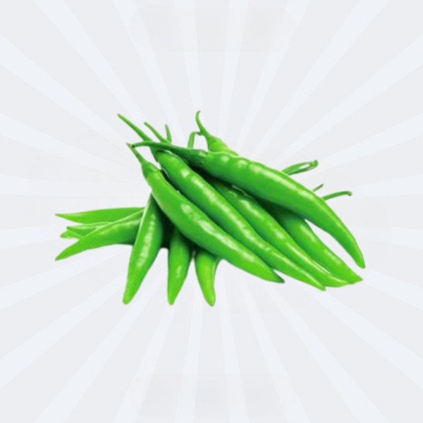 Green Chili / cabe hijau 250gm (MEDIUM BIG) Hot!!
