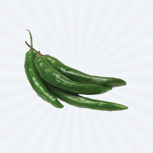 GREEN CHILI / CABE HIJAU 250GM (MEDIUM BIG) HOT!!