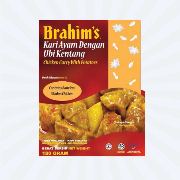 Ready to Eat : Chicken Curry With Potatoes (Brahim) 1