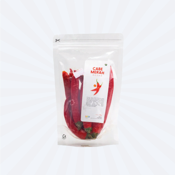 RED CHILI FROZEN / CABE MERAH (200 GM) SPICY!