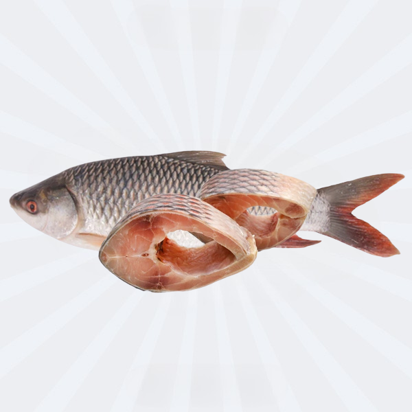 Ruhi / Rui / Rohu Whole Cut - 3kg [Exact price depends on weight]
