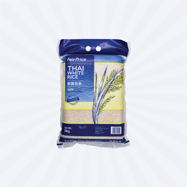 Thai Rice 20 Kg (Non Sticky) [Max. 20kg Rice / Per Order] Only Dry Stuffs may be added upto 30kg